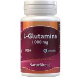 L-Glutamina 1.000 mg · NaturBite · 60 comprimidos
