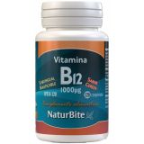 Vitamina B12 1.000 mcg Masticable - Sublingual · NaturBite · 120 comprimidos