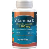 Vitamina C 1.500 mg con Rosa Mosqueta - Liberación Sostenida · NaturBite · 90 comprimidos