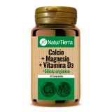 Calcio, Magnesio y Vitamina D3 · NaturTierra · 45 comprimidos