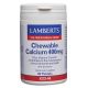 Calcio Masticable 400 mg · Lamberts · 60 comprimidos