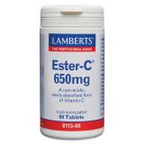 Ester C 650 mg · Lamberts · 90 comprimidos