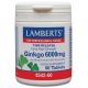 Ginkgo Biloba 6.000 mg · Lamberts