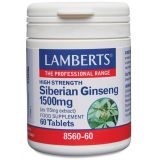 Ginseng Siberiano · Lamberts · 60 comprimidos