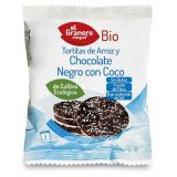 Tortitas de Arroz con Chocolate Negro y Coco · El Granero Integral · 2 unidades