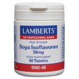 Isoflavonas de Soja 50 mg · Lamberts · 60 comprimidos