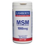 MSM 1.000 mg · Lamberts · 120 comprimidos