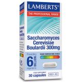 Saccharomyces Cerevisiae Boulardii 300 mg · Lamberts · 30 cápsulas