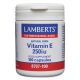 Vitamina E Natural 250 UI · Lamberts · 100 cápsulas