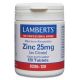 Zinc 25 mg · Lamberts · 120 comprimidos