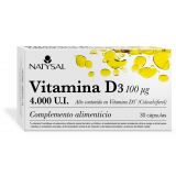 Vitamina D3 4.000 UI · Natysal · 30 cápsulas