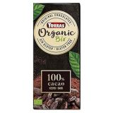 Chocolate Negro 100% Cacao · Torras · 100 gramos