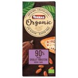 Chocolate Negro 90% Cacao Criollo · Torras · 100 gramos