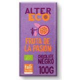 Chocolate Negro con Fruta de la Pasión · Altereco · 100 gramos