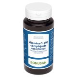 Vitamina C 500 (Complejo de Ascorbatos) · Bonusan · 90 cápsulas
