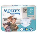 Pañales Premium Comfort Junior +20kg · Moltex · 20 unidades