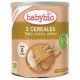 Papilla 3 Cereales Trigo, Avena y Arroz · Babybio · 220 gramos