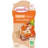 Tarritos de Trocitos De Pollo Con Quinoa · Babybio · 2x200 gramos