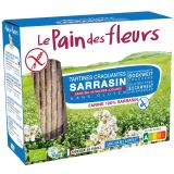 Tostadas Crujientes Ecológicas de Sarraceno Sin Sal · Le Pain des Fleurs · 150 gramos