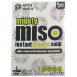 Sobres de Sopa de Miso y Semillas de Edamame Sin Gluten · King Soba · 6 sobres