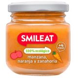Tarrito de Manzana, Naranja y Zanahoria · Smileat · 130 gramos