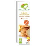 Galletas de Coco y Limón Sin Gluten Bio · Nature & Cie · 125 gramos