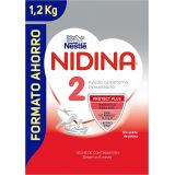 Nidina 2 Leche en Polvo de Continuación · Nestlé · 1.200 gramos