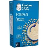 Gerber Papilla para Bebés 8 Cereales · Nestlé · 500 gramos