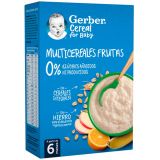 Gerber Papilla para Bebés Multicereales con Frutas · Nestlé · 270 gramos