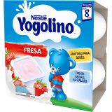 Yogolino Yogurt de Fresa · Nestlé · 4x100 gramos