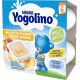 Yogolino Yogurt de Melocotón y Plátano · Nestlé · 4x100 gramos