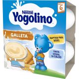 Yogolino Yogur con Sabor a Galleta · Nestlé · 4x100 gramos
