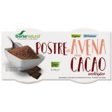 Postre de Avena con Cacao · Soria Natural · 2x100 gramos