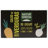 Cubitos de Caldo Verduras Bio · Naturgreen · 8 cubitos
