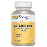 Betaína HCL · Solaray · 100 cápsulas
