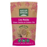 Semillas de Lino Molido, Cáñamo, Calabaza y Chía Bio · Naturgreen · 225 gramos