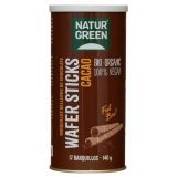 Barquillos Rellenos de Chocolate · Naturgreen · 140 gramos