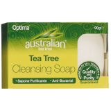 Jabón Limpiador de Árbol de Té Australiano · Optima · 90 gramos