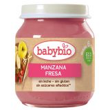 Tarrito de Manzana y Fresa · Babybio · 130 gramos