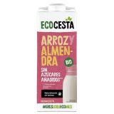 Bebida Vegetal de Arroz y Almendras Bio · Ecocesta · 1 litro