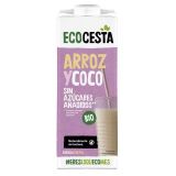 Bebida Vegetal de Arroz y Coco · Ecocesta · 1 litro