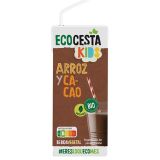 Bebida Vegetal Mini de Arroz y Cacao Bio · Ecocesta · 250 ml