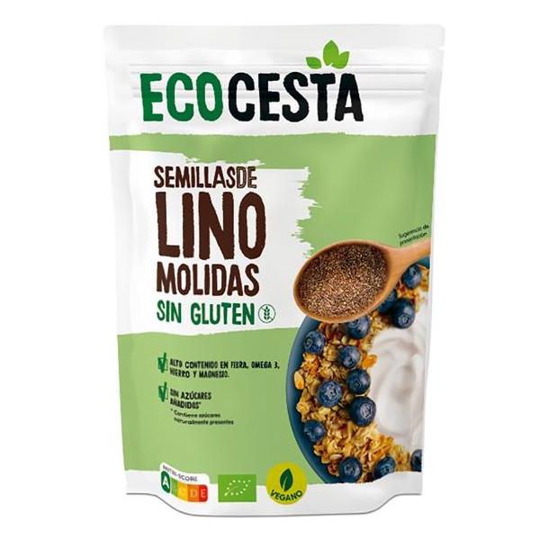 Semillas de Lino Molido Sin Gluten Bio · Ecocesta · 200 gramos