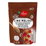 Vitaseeds Lino Molido con Trigo Sarraceno Germinado, Almendra, Coco y Nibs de Cacao · El Granero Integral · 200 gramos