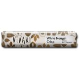 Chocolatina Crujiente de Turrón Blanco · Vivani · 35 gramos