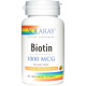 Biotina 1.000 mcg · Solaray · 100 cápsulas
