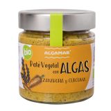 Paté Vegetal con Algas, Zanahoria y Cúrcuma  · Algamar · 180 gramos