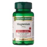 Magnesio 250 mg · Nature's Bounty · 100 comprimidos