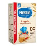Papilla para Bebés 8 Cereales con Galleta María · Nestlé · 725 gramos