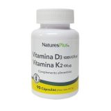 Vitamina D3 & Vitamina K2 · Nature's Plus · 90 cápsulas